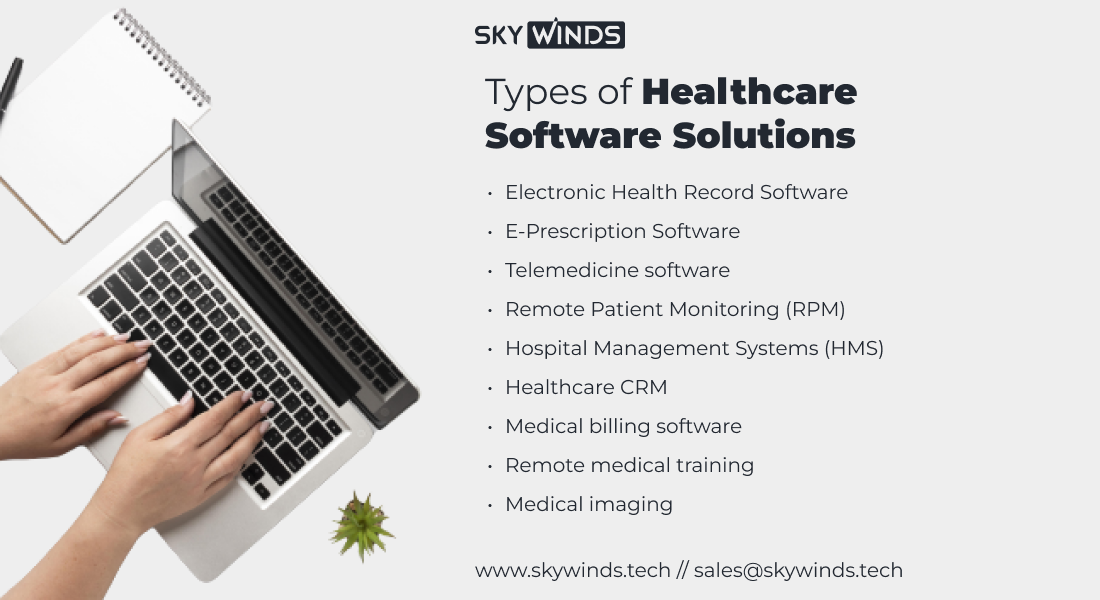 Types of Healthcare Software Solutions