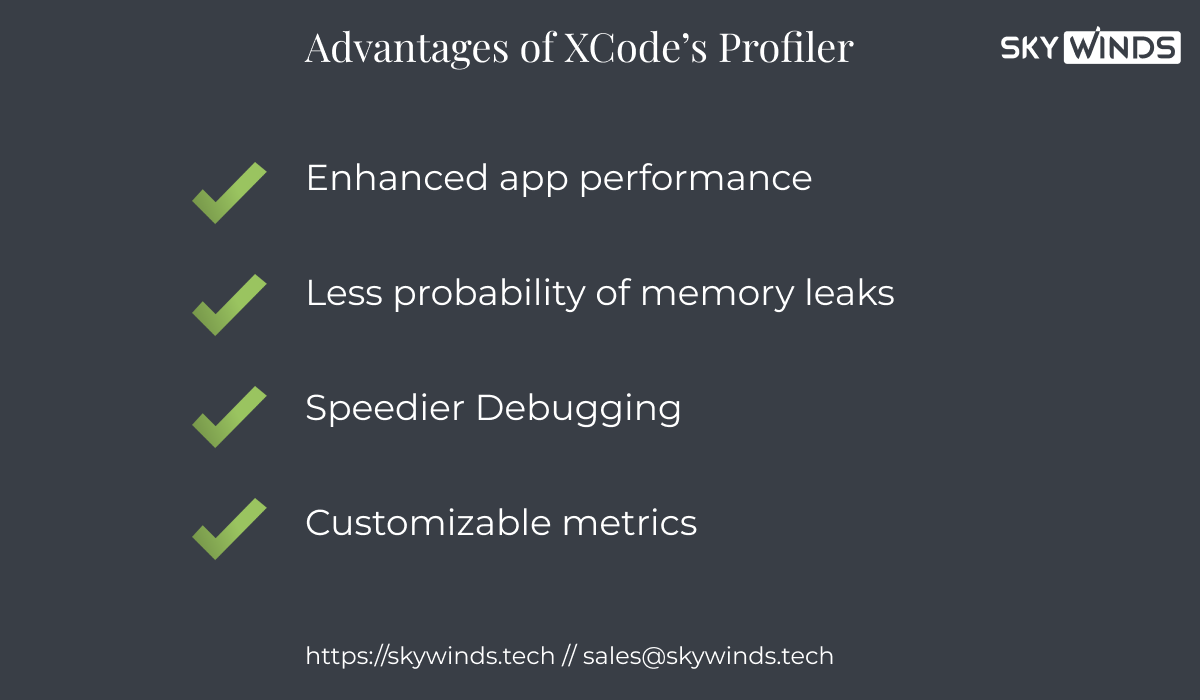 advantages of xcode