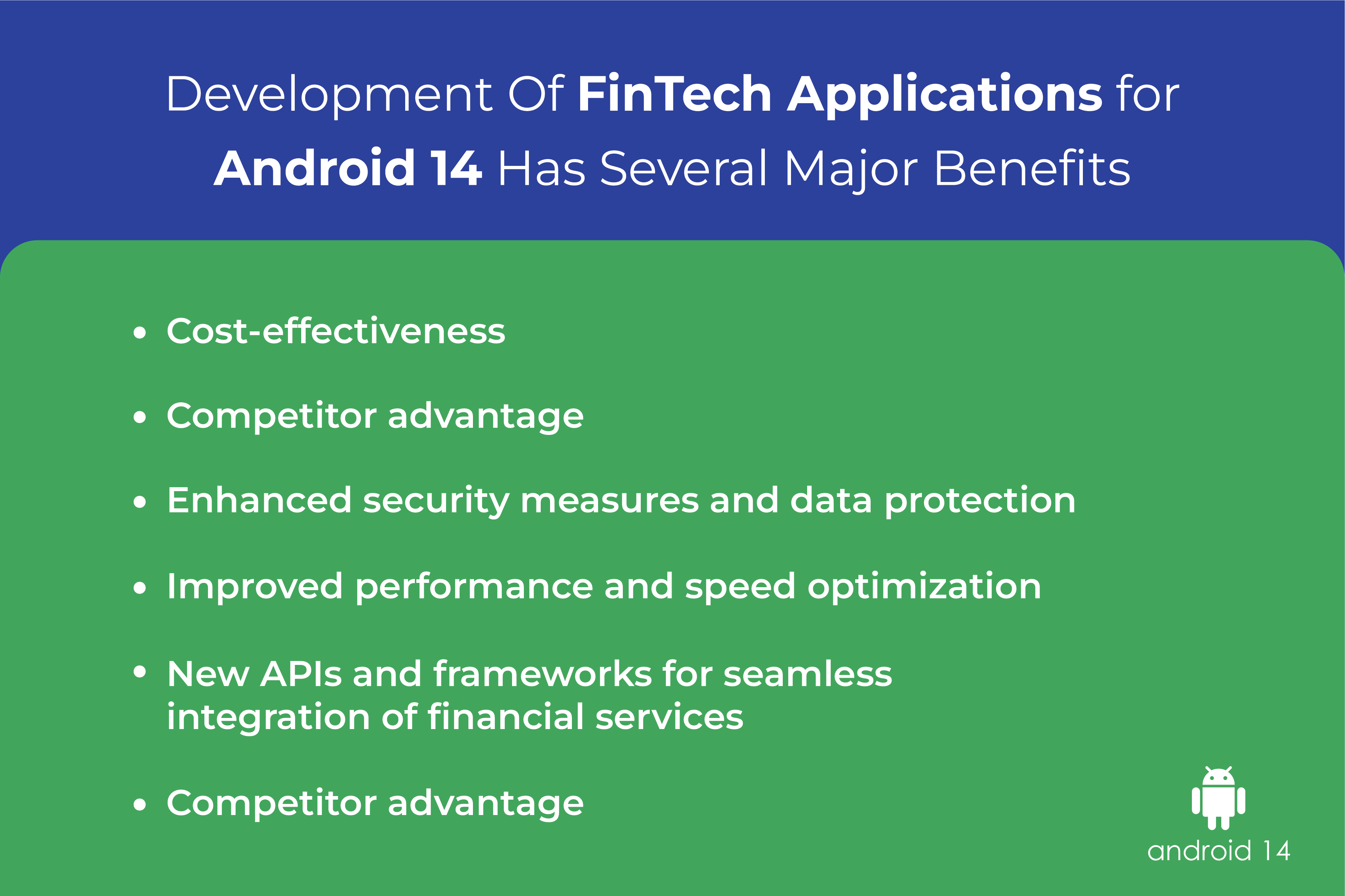 Development of Fintech Applications for Android 14