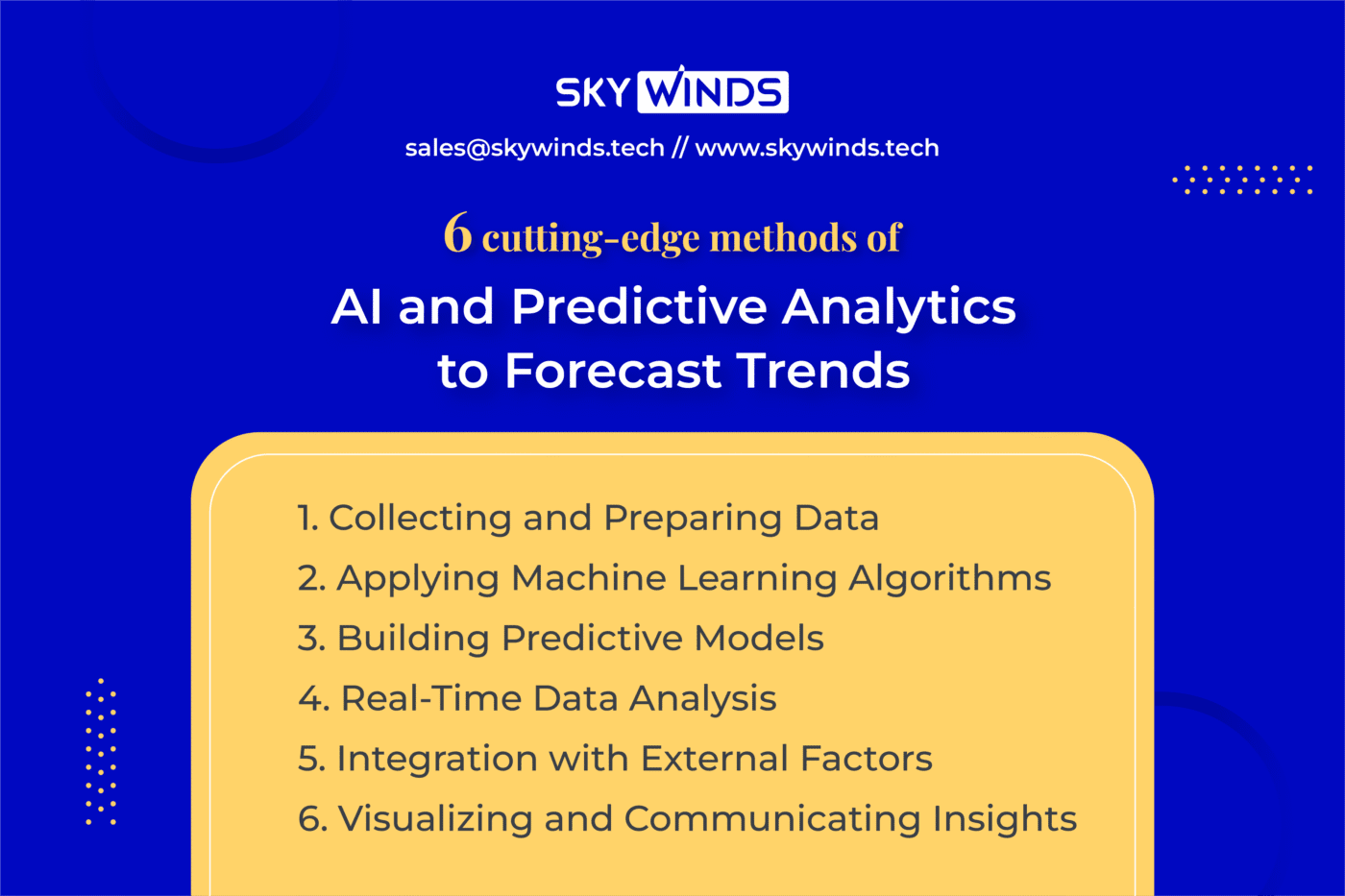 AI and Predictive Analytics to Forecast Trends