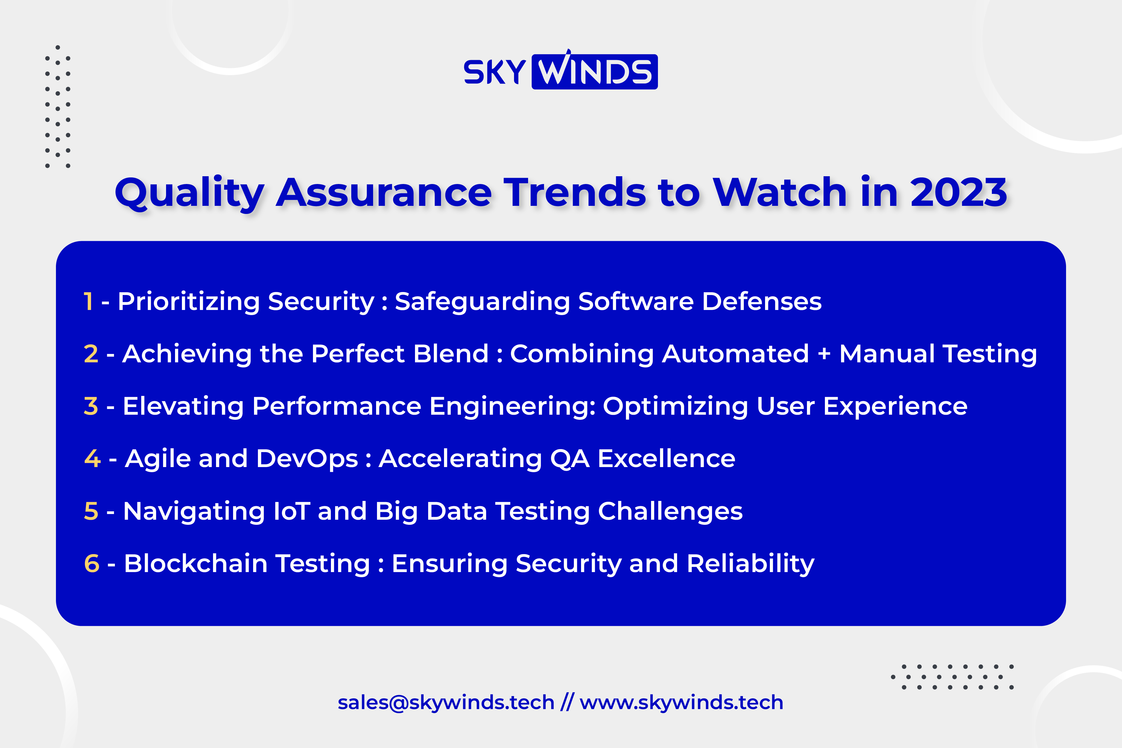 Quality Assurance Trends to Watch in 2023