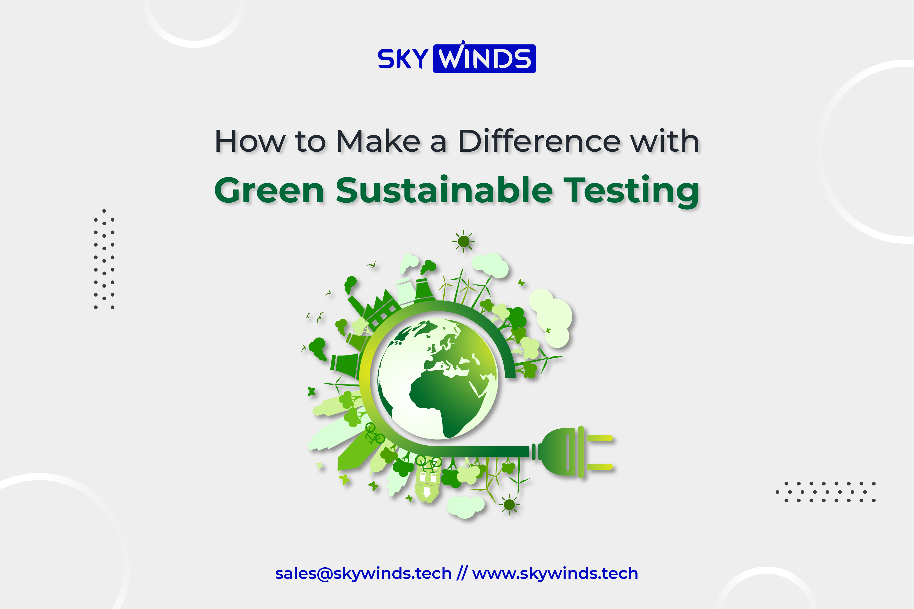 How to Make a Difference with Green Sustainable Testing